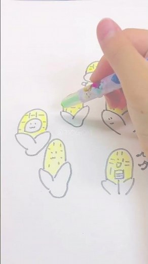 옥수수🌽그리기✏️ #art #short #일러스트 #그리기 #그림 #옥수수