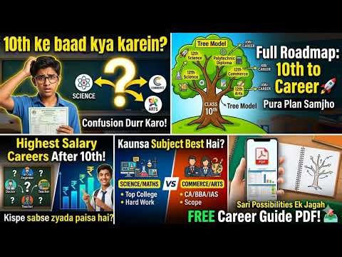 10th ke Baad Kya Kare? 2026 Career Roadmap | Science, Commerce or Arts? 🤔