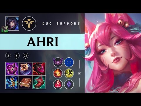 Ahri Support vs Nami - EUW Master Patch 25.24