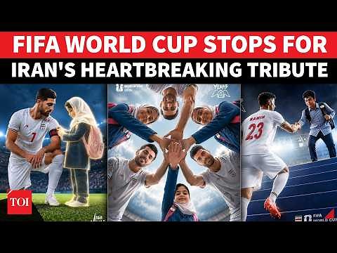 FIFA World Cup Stops To Remember 168 Minab Children; Iran Team's Tribute Goes Viral | Watch