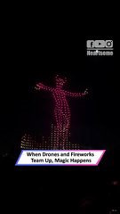 Drones took over the sky—then the fireworks made it unreal