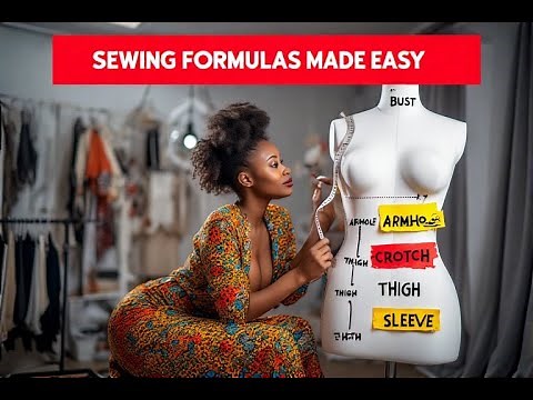 15 SEWING FORMULAS & MATHS You MUST Know! | Bust Cup, Bust Span, Crotch, Armhole, Sleeve Cap