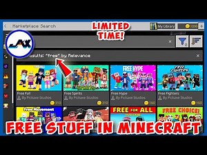 🆓 Minecraft Bedrock Marketplace - Limited Time FREE Addon, Skins, & More | How to Collect 🎆👀