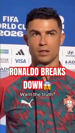 Cristiano Ronaldo’s Emotional Post-Match Interview… 😳 (pov)
