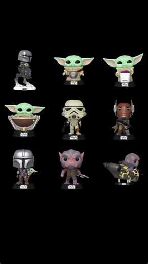 New mandalorian and grogu fungal pops revealed! #starwars #starwarsfan #starwarstiktok #funko #greenscreen