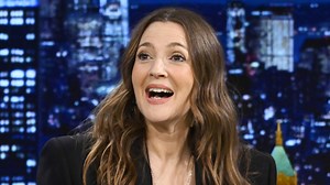 Drew Barrymore reacts to a video of her at 7 years old screaming on The Tonight Show Starring Johnny Carson! #FallonFlashback | The Tonight Show Starring Jimmy Fallon