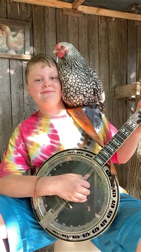 It’s National Banjo Day!!! Playing the banjo has changed my life! There’s so much to love about the banjo! ❤️🪕Banjo music is so joyful and makes me feel so happy!! Even chickens love banjo music! #banjo #nationalbanjoday #banjomusic #bluegrassmusic #bluegrasslife #pickinwithachicken #cutechickens #4Hkid #thisis4H | Aidan J. Music