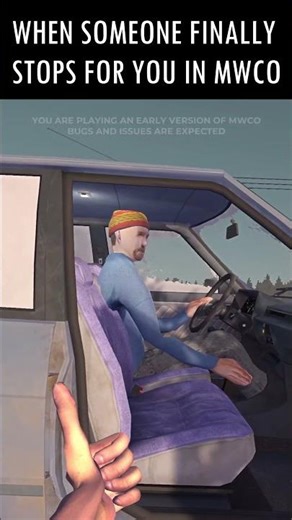 My Winter Car Online Hitchhike Gone Right #shorts #mwc #mywintercar