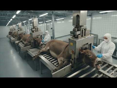 Inside the World’s Largest Donkey Leather Factory – Full Industrial Process Revealed