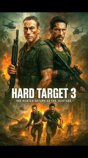 🎬 Hard Target 3 (2026)=> Watch more: Starring: Jean-Claude Van Damme, Scott Adkins🔫 “The hunt has evolved… and survival is the only rule.”📖 OverviewHard Target 3 (2026) returns with relentless action and high-stakes survival as Van Damme reprises his iconic role of Louis Letellier, a former special forces operative drawn back into a deadly game. This time, he must confront a global hunting syndicate that targets elite fighters for sport. Scott Adkins joins as Kane Cross, a lethal predator who