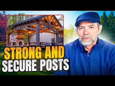 How to Attach Wood Posts for Outdoor Structures: Knife Plates Explained!