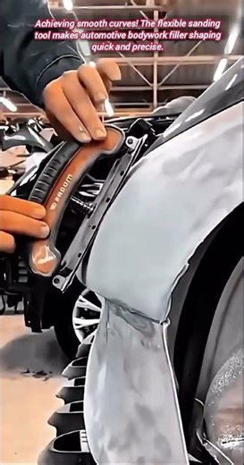 Flexible Sanding Block for Auto Body Repair.