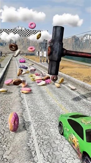 Tiny to Giant Cars 🚗💥 Hammer Test – So Satisfying!