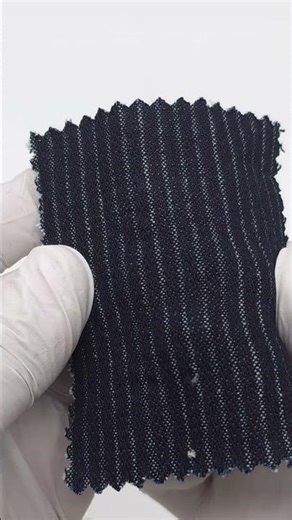 Pinstripe Denim Cotton Woven Fabric - FAB1918