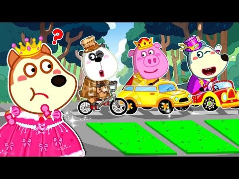 Princess Wolf Chooses Between Funny Cars!💖Wolfoo New Episodes 2025 | Wolfoo CandyToons