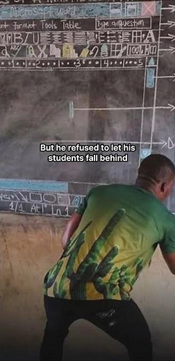 The Teacher Who Drew a Computer With Chalk #stories #truestory #inspiringstories