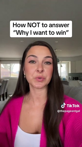 Pageant Interview Tips: How to Answer ‘Why I Want to Win’