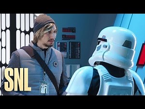 Kylo Ren Revisits His Employees as an Intern in the SNL Parody 'Undercover Boss: Where Are They Now?"