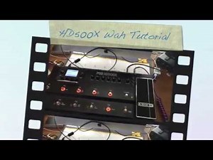 Line 6 POD HD500X Wah Tutorial