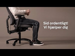Hvordan indstiller jeg kontorstolen korrekt? – Alt om indstilling og funktioner | Gerdmans