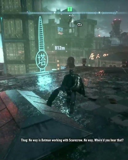 Batman Roaming Gotham City | Batman: Arkham Knight Free Roam Gameplay#Batman#Shorts #GamingShorts