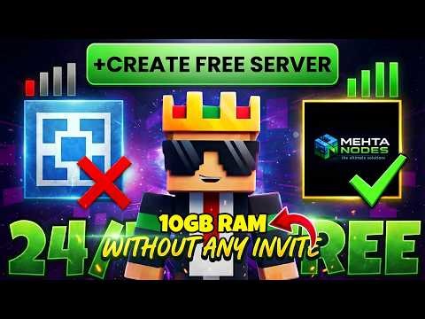 How To Make Free Minecraft Server 24x7 | Best Free 24/7 Minecraft Hosting😎