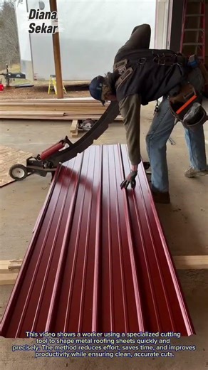 Fast Metal Roofing Sheet Cutting Tool | Boosting Construction Efficiency