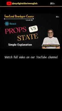 Prop and State example #reactjs #interview #shorts