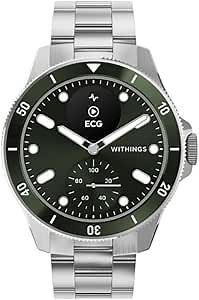 WITHINGS Scanwatch Nova - Heart Health Hybrid Smart Watch for Men & Women - SPO2, Temperature Monitoring, Sleep, Respiratory Health, Cycle Monitoring, 30-Day Battery Life, Apple iOS/Android