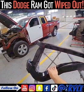 52K views · 417 reactions | This Dodge Ram got the front end wiped out and is getting a long list of new parts. On this episode I'm sectioning in a new left side apron assembly. Check out how it's done! | BluecollarKyle | Facebook