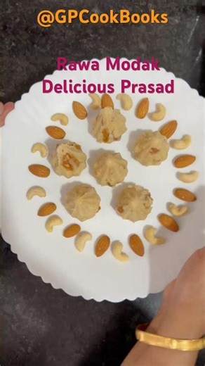 Rava Modak Recipe | Delicious Prasad | Semolina Modak Recipe | Easy Recipe | @GPCookBooks #youtube