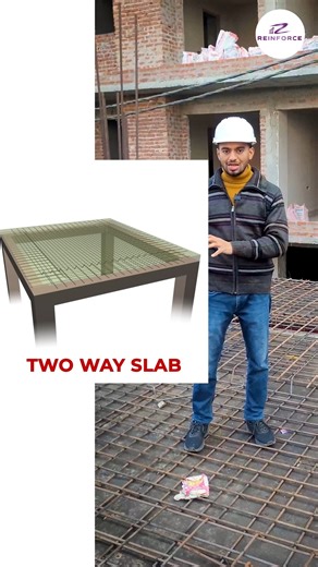 REINFORCE on Instagram: "How to Identify Two-Way Slab on Site? . . . #TwoWaySlab #SlabIdentification #RCCSlab #CivilEngineering #BuildingConstruction #RCCConcepts #CivilShorts #reinforce"