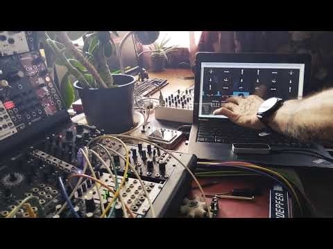 Controlling the modular with a Leapmotion gesture sensor