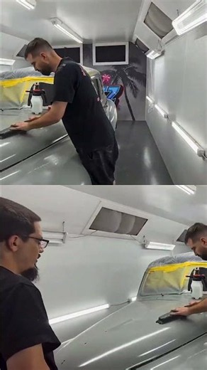 The Squeegee Trick Every Painter Should Know 👀#ColorSanding #OrangePeel #Buffing