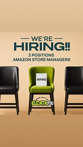 💼 Amazon Store Manager Wanted Growth mindset ✔️ Marketplace expertise ✔️ Ownership attitude ✔️ 📩 Send your resume: services@edata4you.com | eData4You