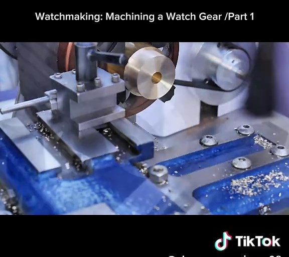 Watchmaking: Machining a Watch Gear /Part 1: #watchmaking #machining #watch #gear #chronovaengineering