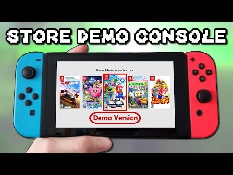 Exploring a Kiosk Nintendo Switch from a Store!