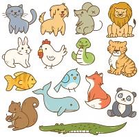 Plural and singular - Animals