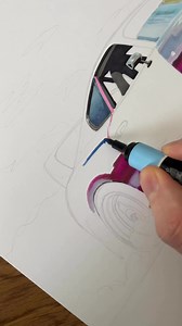 How to draw a Toyota supra drifting! With marker pens and pencil #toyota #supra #mk4 #turbo #drift #artwork #drawing #cardrawing | Modifiedartworks