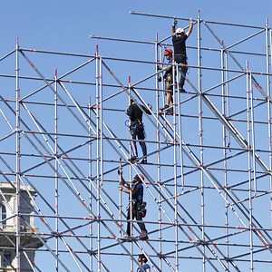 [Hot Item] Customizable Cheap Price Construction Used Modular Scaffolding System Steel Ring Lock Scaffold