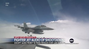 1.7M views · 13K reactions | The pilots that shot down the “unidentified object” over Lake Huron Sunday struggled to identify it according to cockpit audio confirmed by the Air Force. Martha Raddatz has more as the White House says the intelligence community now has a “leading explanation.” https://trib.al/0CWBeCo | ABC World News Tonight with David Muir | Facebook