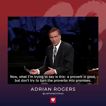 9.2K views · 734 reactions | Do you know the difference between a proverb and a promise? Watch "How to Make Your Bible Come Alive": lwf.org/2146 | Love Worth Finding Ministries | Facebook