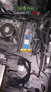 14K views · 89 reactions | top 5 craziest pc build fails #PCFails #EpicPCFails #ComputerFails #PCBuildFails #TechFails #GamingPCFails #PCDisasters #CrazyPCBuilds #TechGoneWrong #PCHumor #PCEnthusiasts #TechTrends #PCFailCompilation | تعلم الكمبيوتر بنفسك | Facebook