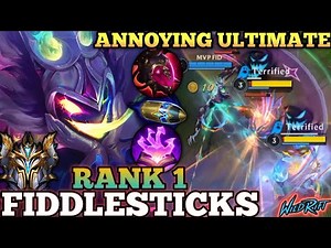 FIDDLESTICKS SURPRISE ULT CONTROL! BEST MVP BUILD - TOP 1 GLOBAL FIDDLESTICKS BY MVP FID - WILD RIFT