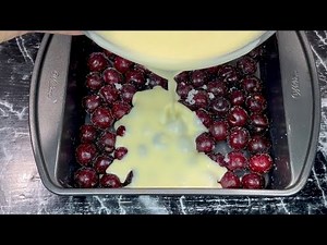 THE AUTHENTIC CHERRY CLAFOUTIS RECIPE 🍒 Quick and easy