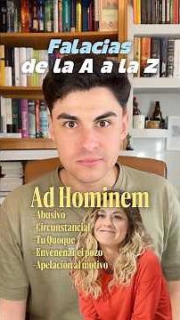 Falacias de la A a la Z: Ad Hominem con Lara Hernández de Sumar