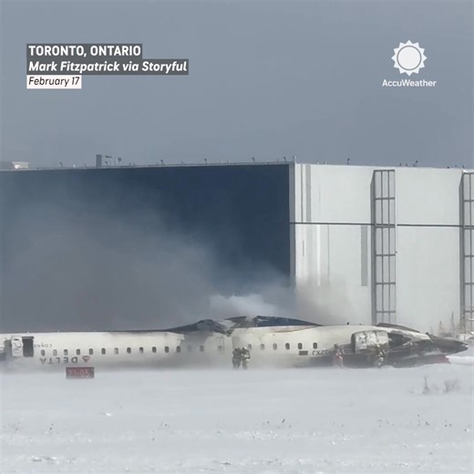 Several people were injured when a Delta Air Lines flight from Minneapolis crashed and flipped over at Toronto Pearson International Airport in Canada on Monday. The latest: https://bit.ly/4il5lxF | AccuWeather