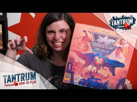 Dinosaur World How to Play Board Game