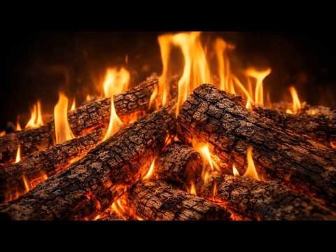 🔥 3 Hours Relaxing Fireplace | Cozy Crackling Fire & Warm Burning Logs 4K