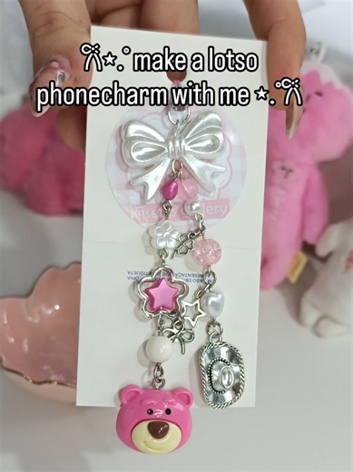 Lotso phonecharm! Now available on my vinted 💞 @senisgallery #lotso #toystory #phonecharm #charms #cute